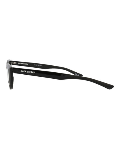 Balenciaga Cat Eye-Frame Acetate Optical Frames Black Black Transparent (BB0063O-30008237-001)
