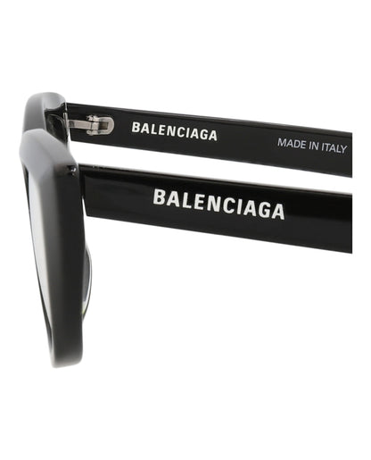 Balenciaga Cat Eye-Frame Acetate Optical Frames Black Black Transparent (BB0063O-30008237-001)