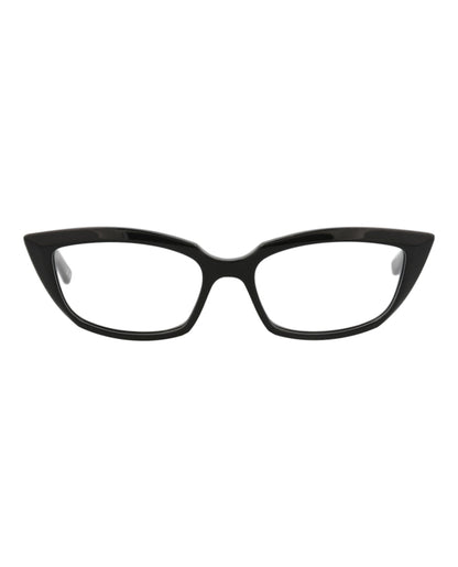 Balenciaga Cat Eye-Frame Acetate Optical Frames Black Black Transparent (BB0063O-30008237-001)