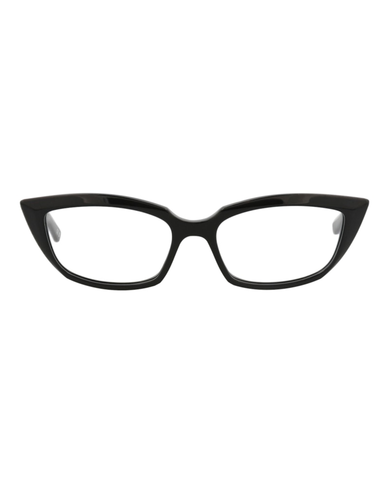Balenciaga Cat Eye-Frame Acetate Optical Frames Black Black Transparent (BB0063O-30008237-001)