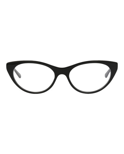Balenciaga Cat Eye-Frame Acetate Optical Frames Black Black Transparent (BB0079O-30008399-001)