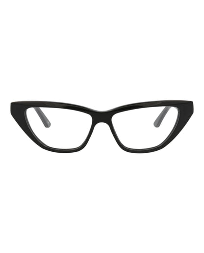 Balenciaga Cat Eye-Frame Acetate Optical Frames Black Black Transparent (BB0128O-30010020-001)