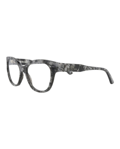 Balenciaga Cat Eye-Frame Acetate Optical Frames Grey Grey Transparent (BB0213O-30011974-004)