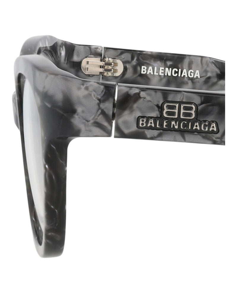 Balenciaga Cat Eye-Frame Acetate Optical Frames Grey Grey Transparent (BB0213O-30011974-004)