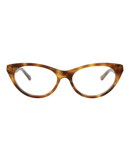 Balenciaga Cat Eye-Frame Acetate Optical Frames Havana Havana Transparent (BB0079O-30008399-002)