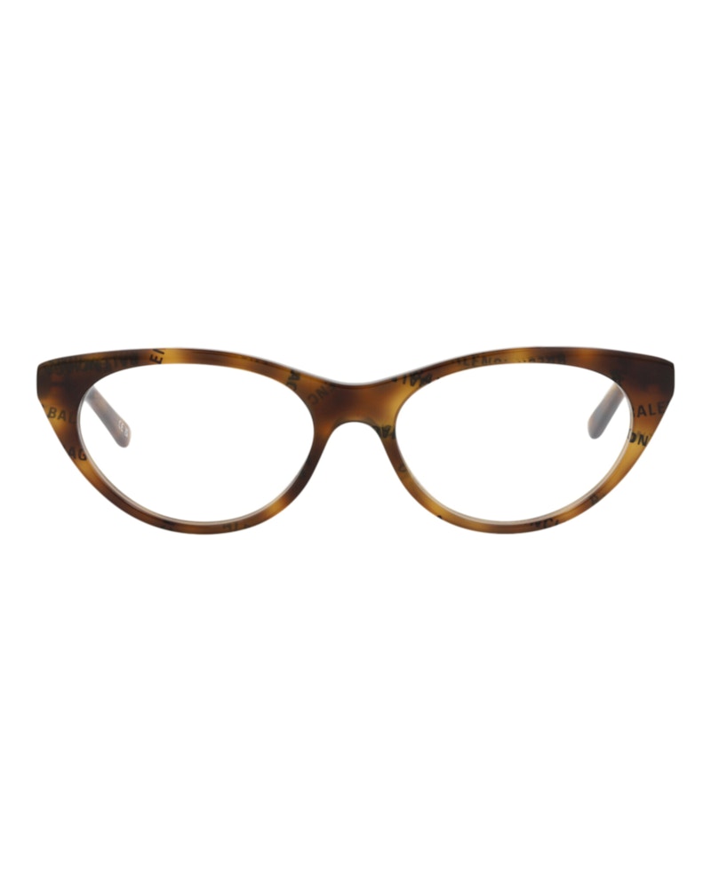 Balenciaga Cat Eye-Frame Acetate Optical Frames Havana Havana Transparent (BB0079O-30008399-006)