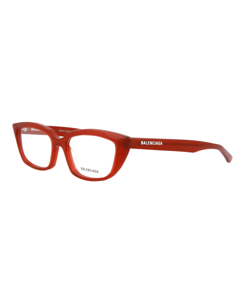 Balenciaga Cat Eye-Frame Acetate Optical Frames Red Red Transparent (BB0063O-30008237-004)