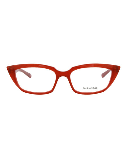 Balenciaga Cat Eye-Frame Acetate Optical Frames Red Red Transparent (BB0063O-30008237-004)