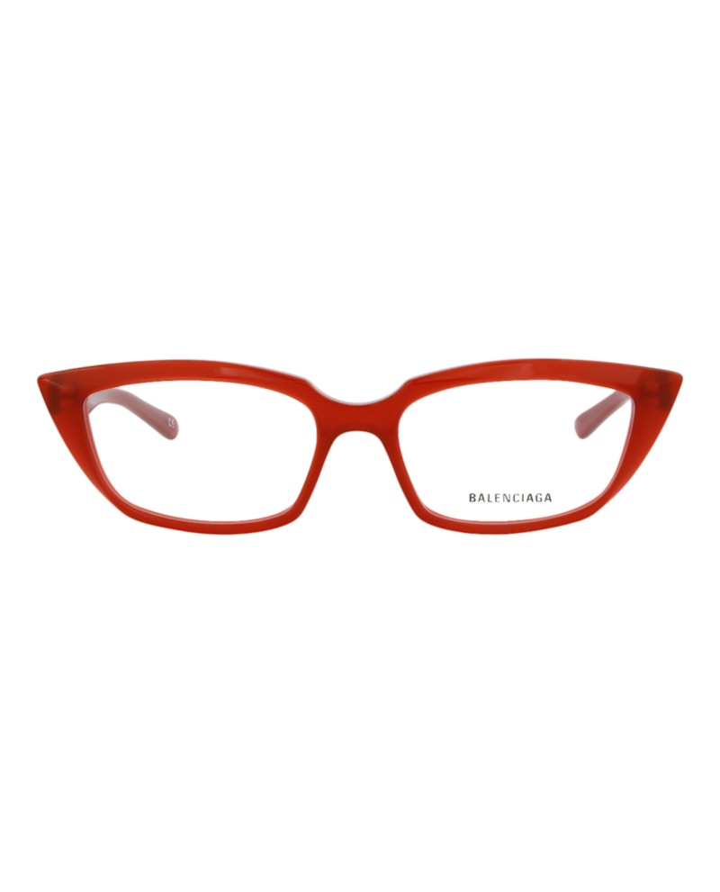 Balenciaga Cat Eye-Frame Acetate Optical Frames Red Red Transparent (BB0063O-30008237-004)