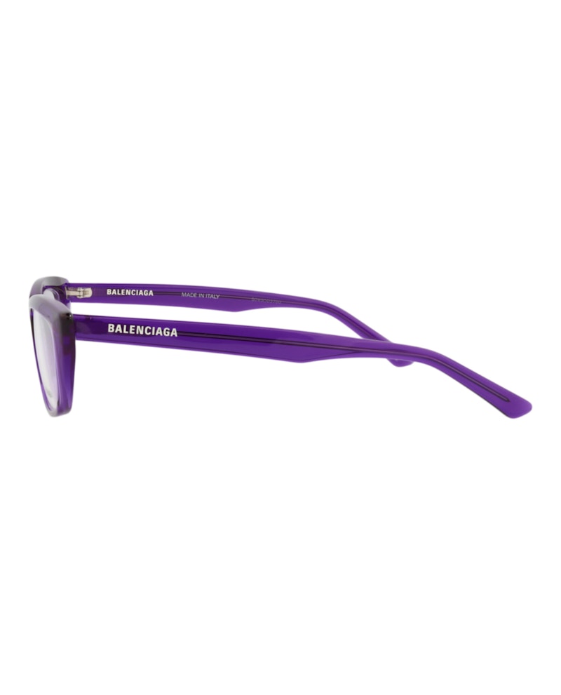Balenciaga Cat Eye-Frame Acetate Optical Frames Violet Violet Transparent (BB0063O-30008237-003)