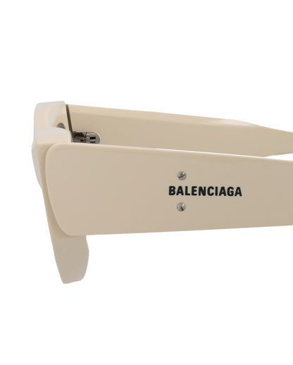 Balenciaga Cat Eye-Frame Acetate Sunglasses Beige/Beige/Grey (BB0243S-30013524-003)