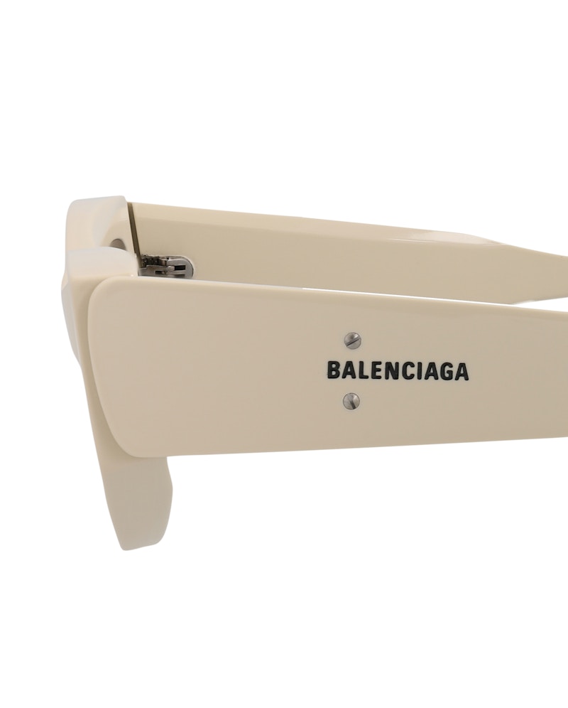 Balenciaga Cat Eye-Frame Acetate Sunglasses Beige/Beige/Grey (BB0243S-30013524-003)