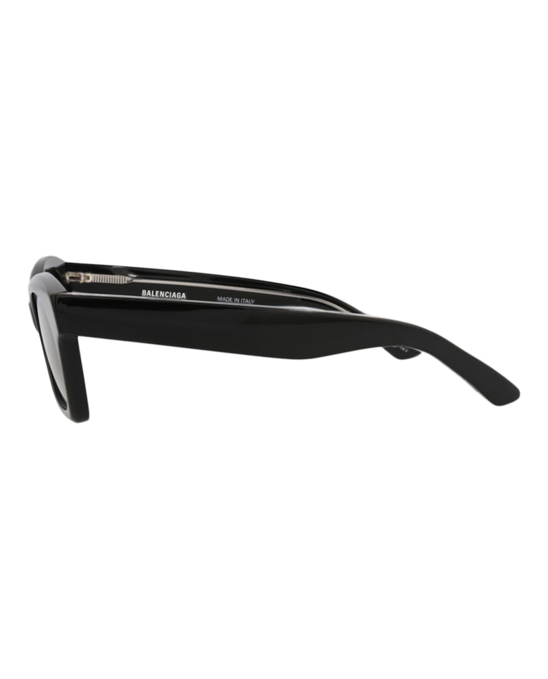 Balenciaga Cat Eye-Frame Acetate Sunglasses Black Black Grey (BB0230S-30013405-001)