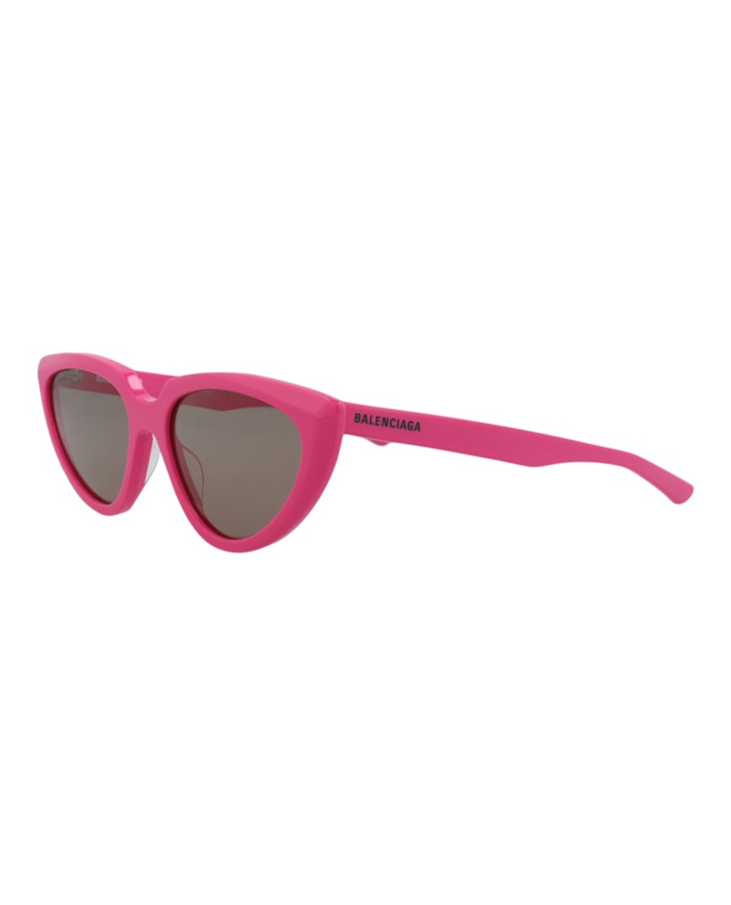 Balenciaga Cat Eye-Frame Acetate Sunglasses Fuchsia/Brown (BB0182S-30011370-003)