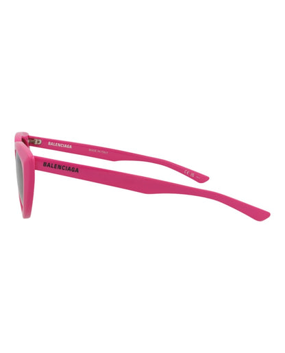 Balenciaga Cat Eye-Frame Acetate Sunglasses Fuchsia/Brown (BB0182S-30011370-003)