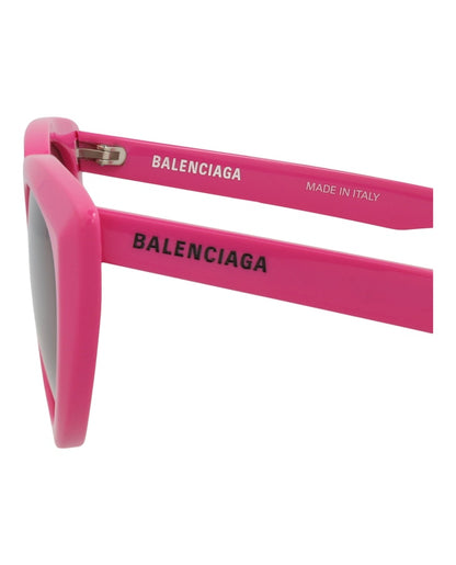 Balenciaga Cat Eye-Frame Acetate Sunglasses Fuchsia/Brown (BB0182S-30011370-003)