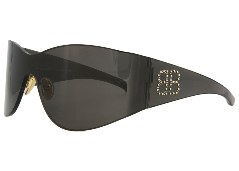 Balenciaga Oversized Shield Sunglasses Grey (BB0122S-30009742-004)