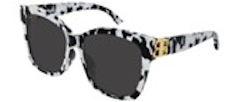 Balenciaga Cat Eye-Frame Acetate Sunglasses Havana/Gold/Grey (BB0102SA-30008976-007)
