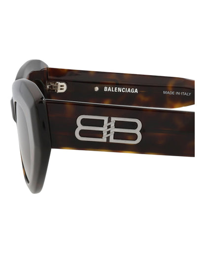 Balenciaga Cat Eye-Frame Acetate Sunglasses Havana Havana Brown (BB0236S-30013503-002)