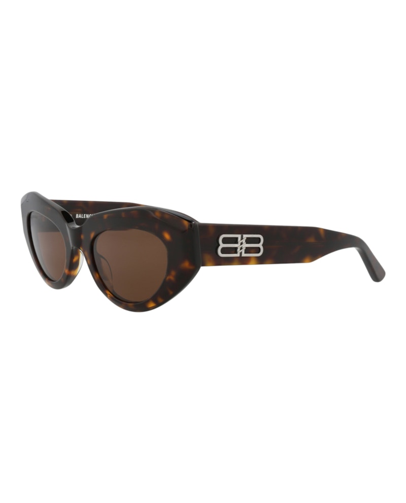 Balenciaga Cat Eye-Frame Acetate Sunglasses Havana Havana Brown (BB0236S-30013503-002)