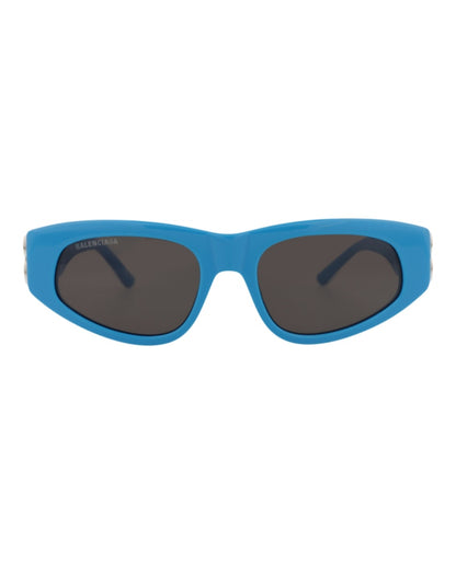 Balenciaga Cat Eye-Frame Acetate Sunglasses Light/Blue/Silver/Grey (BB0095S-30008868-011)