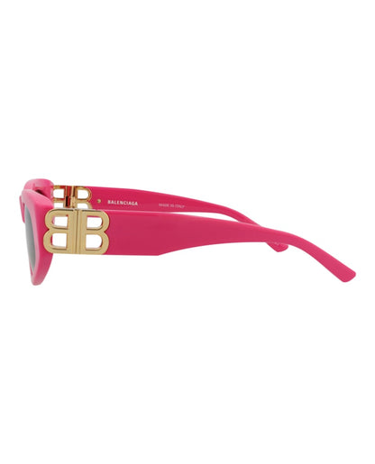 Balenciaga Cat Eye-Frame Acetate Sunglasses Pink Gold GreY (BB0095S-30008868-006)