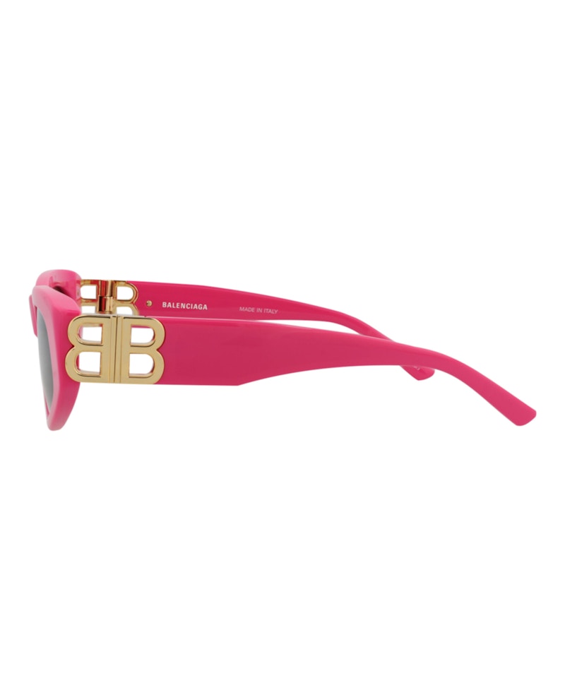 Balenciaga Cat Eye-Frame Acetate Sunglasses Pink Gold GreY (BB0095S-30008868-006)