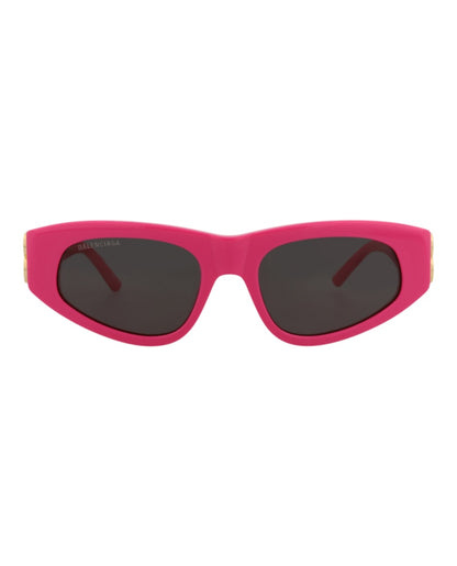 Balenciaga Cat Eye-Frame Acetate Sunglasses Pink Gold GreY (BB0095S-30008868-006)