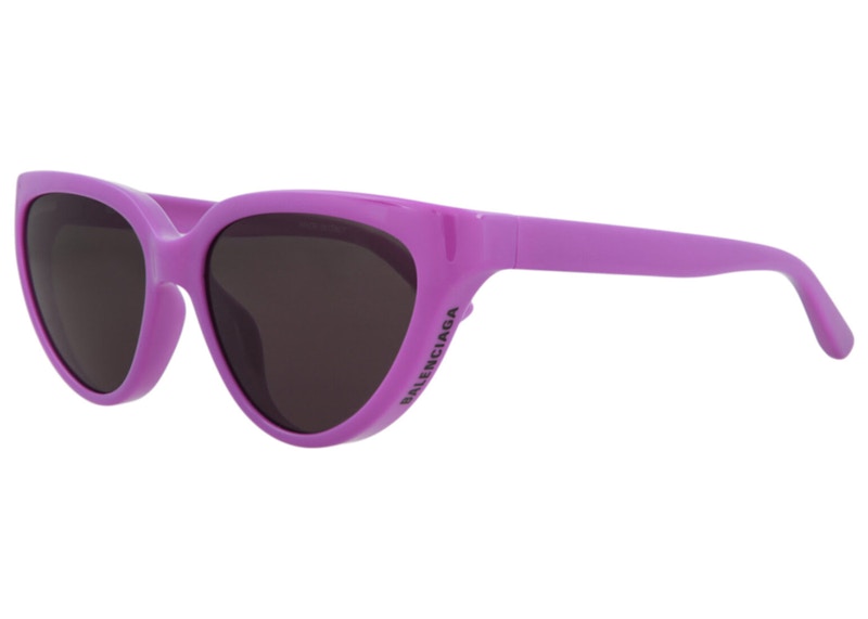 Balenciaga Cat Eye-Frame Bio Injection Rilsan Sunglasses Pink/Grey (BB0149S-30011214-006)
