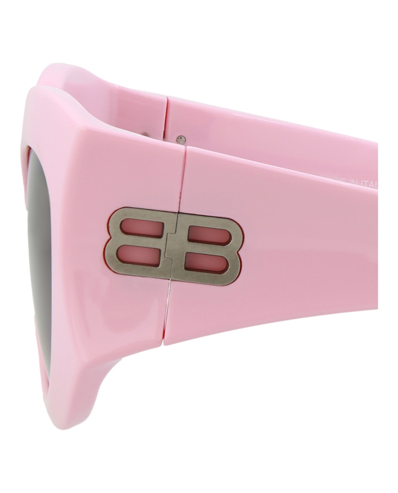 Balenciaga Cat Eye-Frame Bio Injection Sunglasses Pink/Pink/Brown (BB0256S-30013971-004)