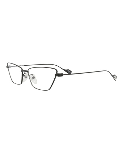 Balenciaga Cat Eye-Frame Metal Optical Frames Black Black Transparent (BB0091O-30008429-001)