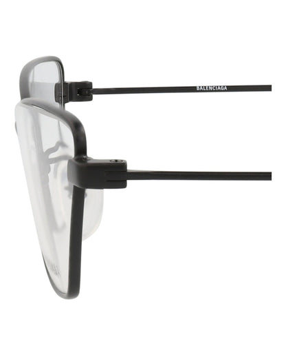 Balenciaga Cat Eye-Frame Metal Optical Frames Black Black Transparent (BB0091O-30008429-001)