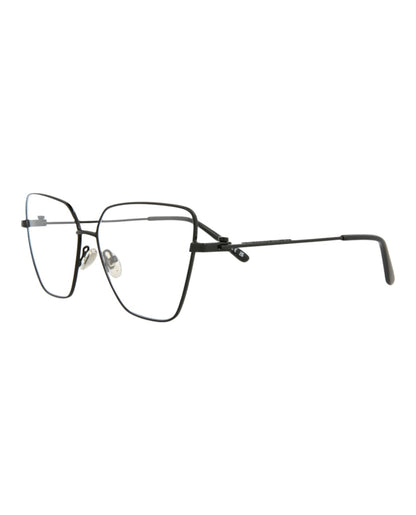 Balenciaga Cat Eye-Frame Metal Optical Frames Black Black Transparent (BB0170O-30011327-003)