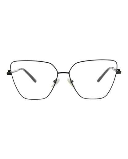 Balenciaga Cat Eye-Frame Metal Optical Frames Black Black Transparent (BB0170O-30011327-003)
