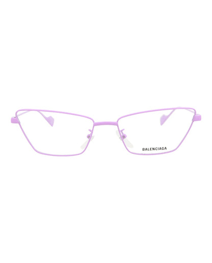 Balenciaga Cat Eye-Frame Metal Optical Frames Violet Violet Transparent (BB0091O-30008429-004)