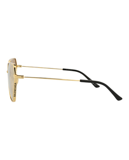 Balenciaga Cat Eye-Frame Metal Sunglasses Gold Gold Yellow (BB0194S-30011962-002)