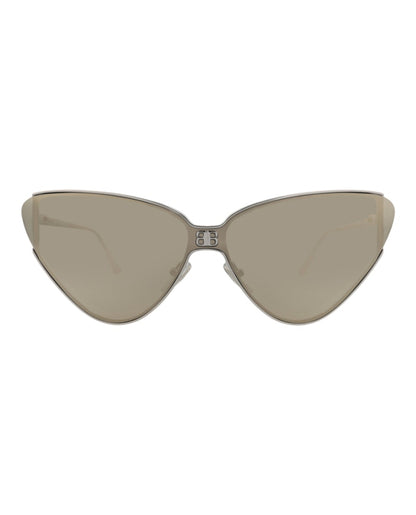 Balenciaga Cat Eye-Frame Metal Sunglasses Silver White (BB0191S-30011959-005)