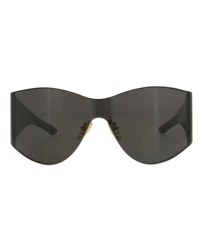 Balenciaga Cat Eye-Frame Nylon Sunglasses Grey/Grey/Grey (BB0122S-30009742-004)
