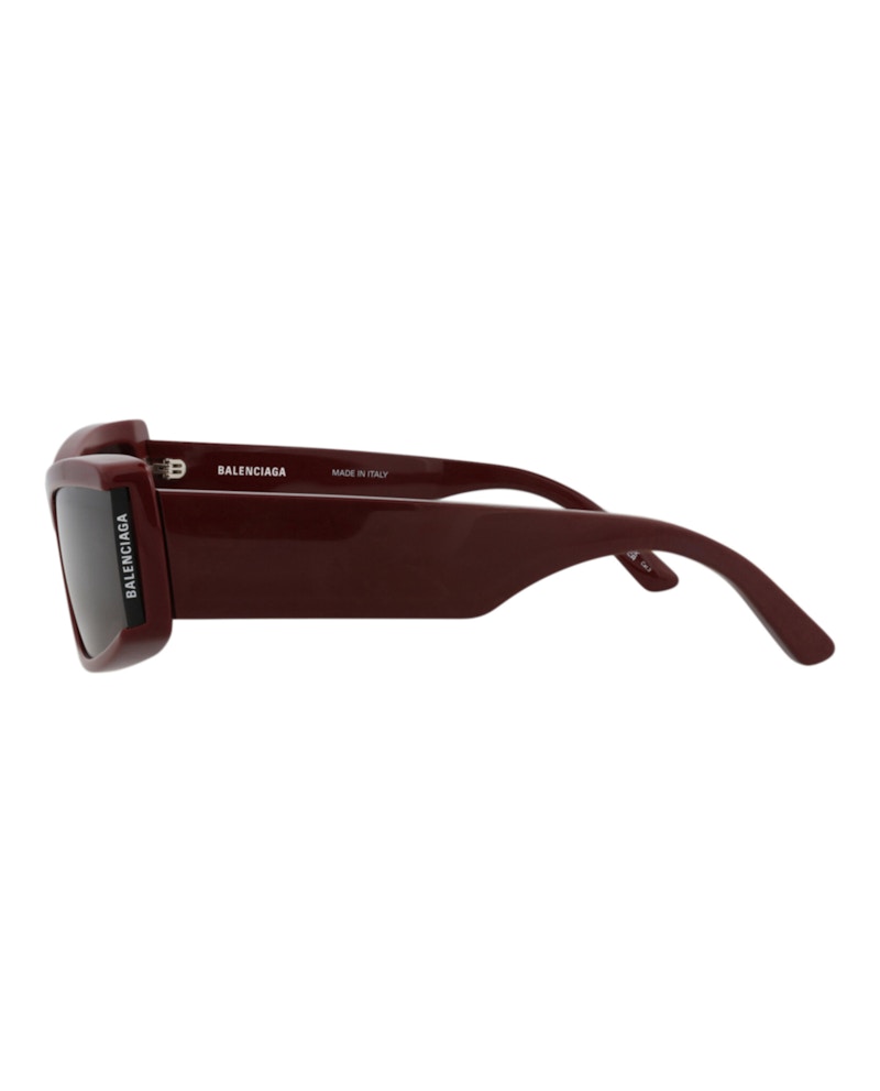 Balenciaga Cat Eye-Frame Recycled Acetate Sunglasses Burgundy Burgundy Grey (BB0301S-30014519-004)