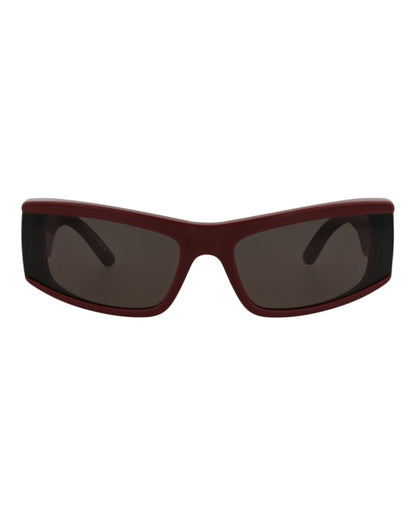 Balenciaga Cat Eye-Frame Recycled Acetate Sunglasses Burgundy Burgundy Grey (BB0301S-30014519-004)