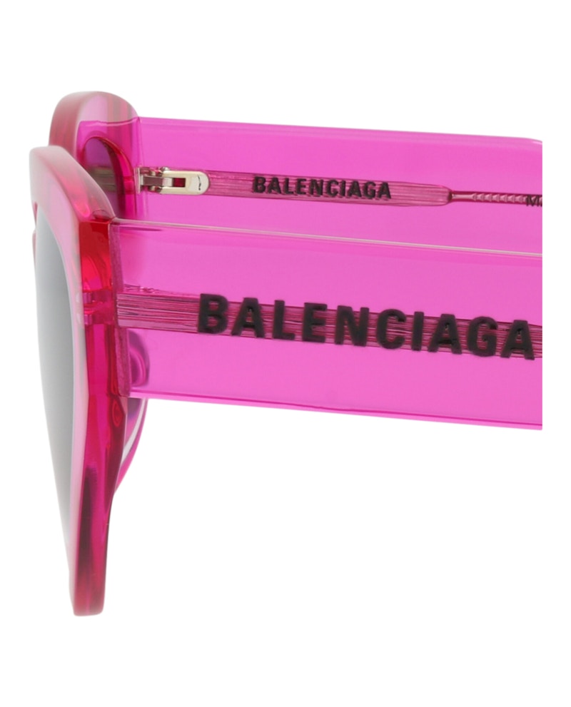 Balenciaga Cat Eye-Frame Recycled Acetate Sunglasses Fuchsia Fuchsia Grey (BB0306S-30014525-005)
