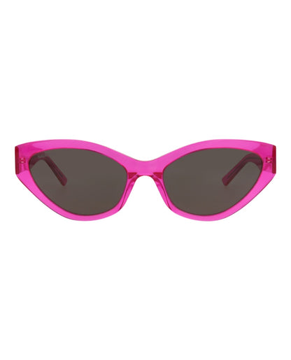 Balenciaga Cat Eye-Frame Recycled Acetate Sunglasses Fuchsia Fuchsia Grey (BB0306S-30014525-005)