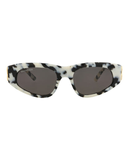 Balenciaga Cat Eye-Frame Recycled Acetate Sunglasses Havana Gold Grey (BB0095S-30008868-010)