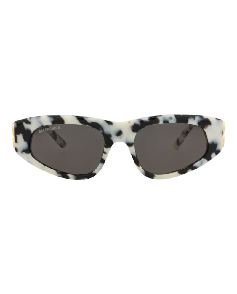 Balenciaga Cat Eye-Frame Recycled Acetate Sunglasses Havana Gold Grey (BB0095S-30008868-010)