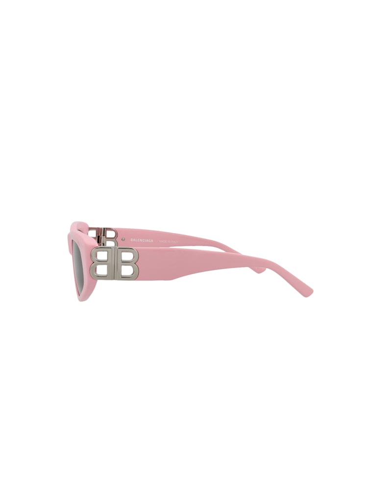 Balenciaga Cat Eye-Frame Recycled Acetate Sunglasses Pink/Silver/Grey (BB0095S-30008868-013)