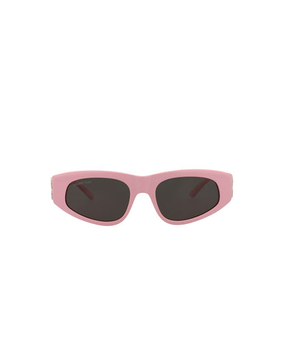 Balenciaga Cat Eye-Frame Recycled Acetate Sunglasses Pink/Silver/Grey (BB0095S-30008868-013)