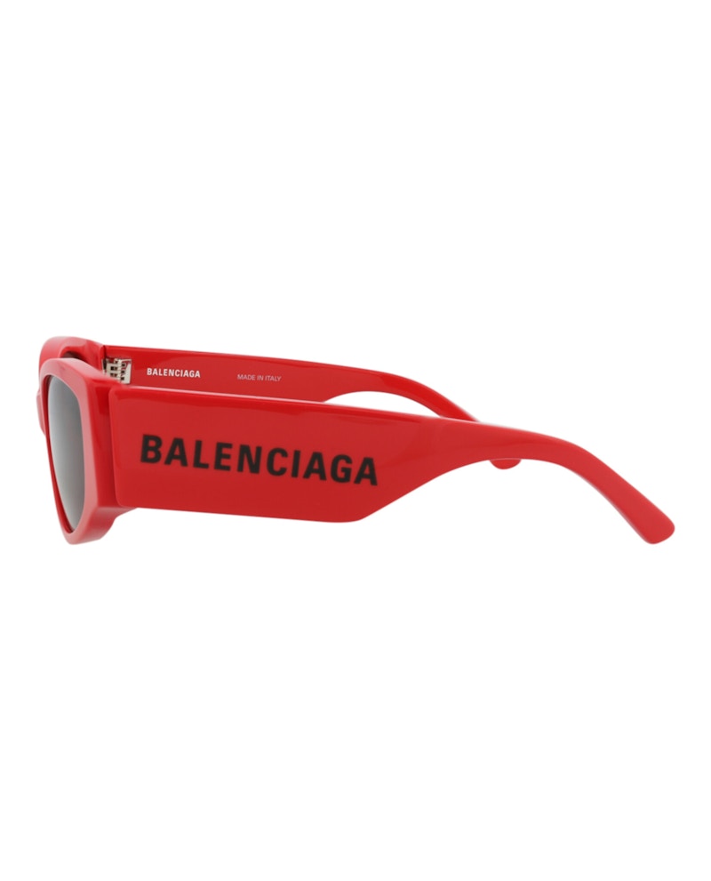 Balenciaga Cat Eye-Frame Recycled Acetate Sunglasses Red Red Grey (BB0258S-30013963-006)
