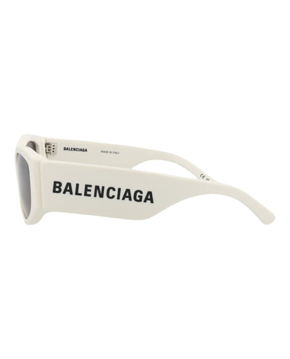 Balenciaga Cat Eye-Frame Recycled Acetate Sunglasses White White Grey (BB0258S-30013963-003)