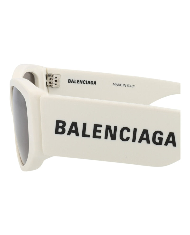 Balenciaga Cat Eye-Frame Recycled Acetate Sunglasses White White Grey (BB0258S-30013963-003)