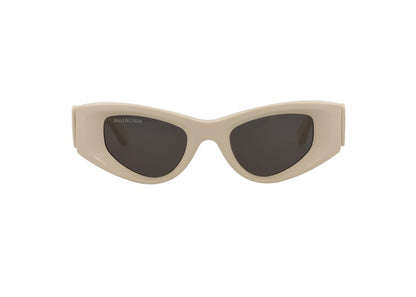 Balenciaga Cat Eye Sunglasses Beige/Grey (BB0243S-30013524-003)